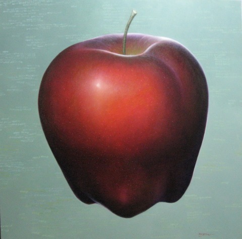Apple in contemporery painting